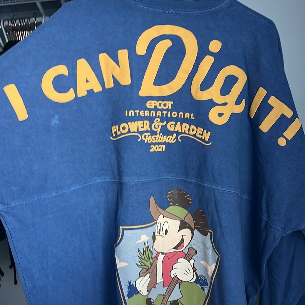 Disney Annual Passholder 2021 Flower & Garden Epcot Festival Spirit Jersey, NWOT - Picture 6 of 13